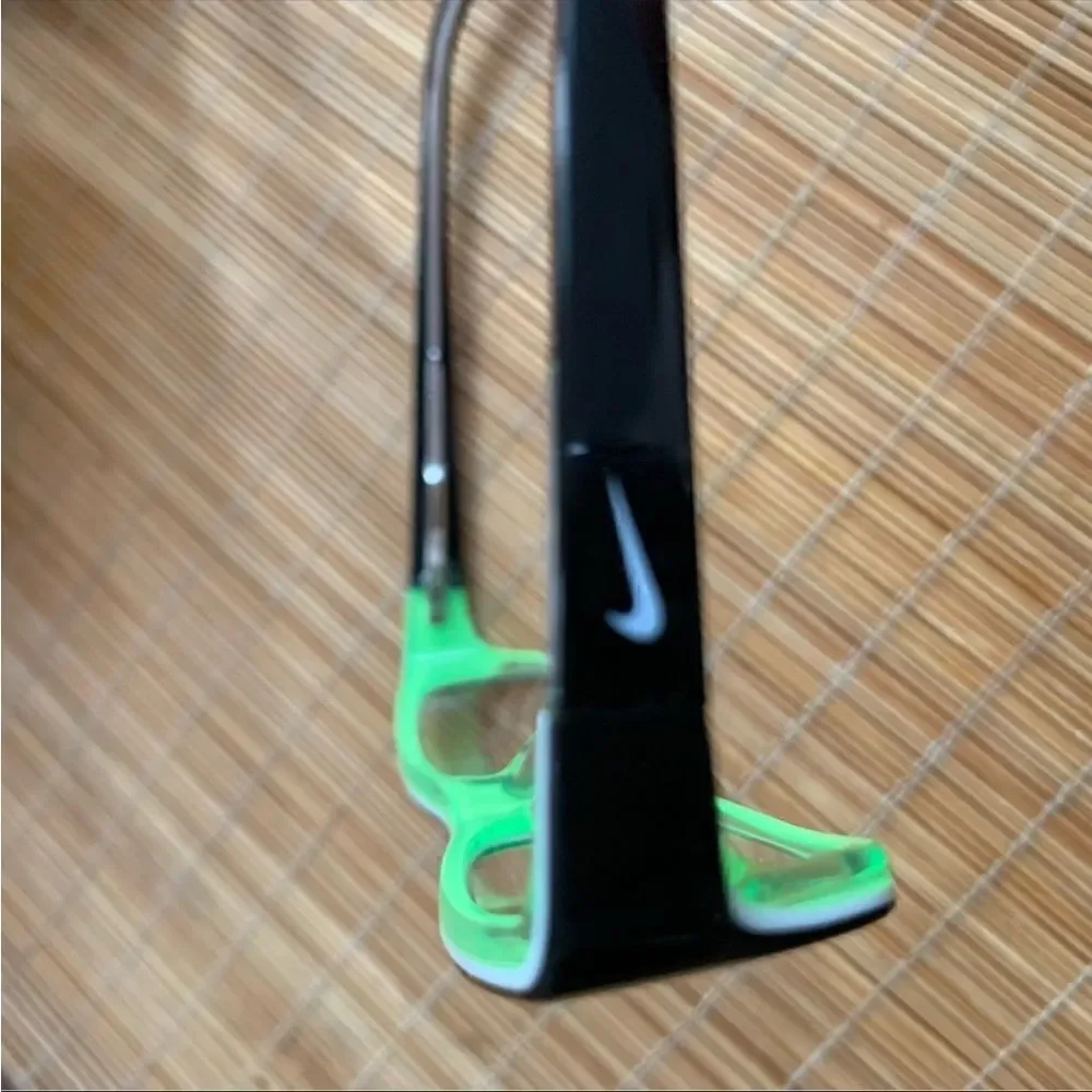 Nike 5515 002 Black Green & White Rectangular Eyeglass/Sunglass Frames Sz OS - Picture 5 of 11